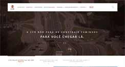 Desktop Screenshot of ccr.com.br