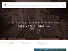 Tablet Screenshot of ccr.com.br